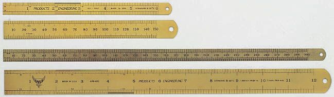 RS PRO 300mm Steel Imperial, Metric Ruler