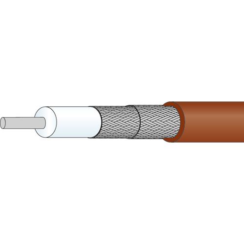 Huber+Suhner, 100 m, RG142 Coaxial, Unterminated 50 Ω