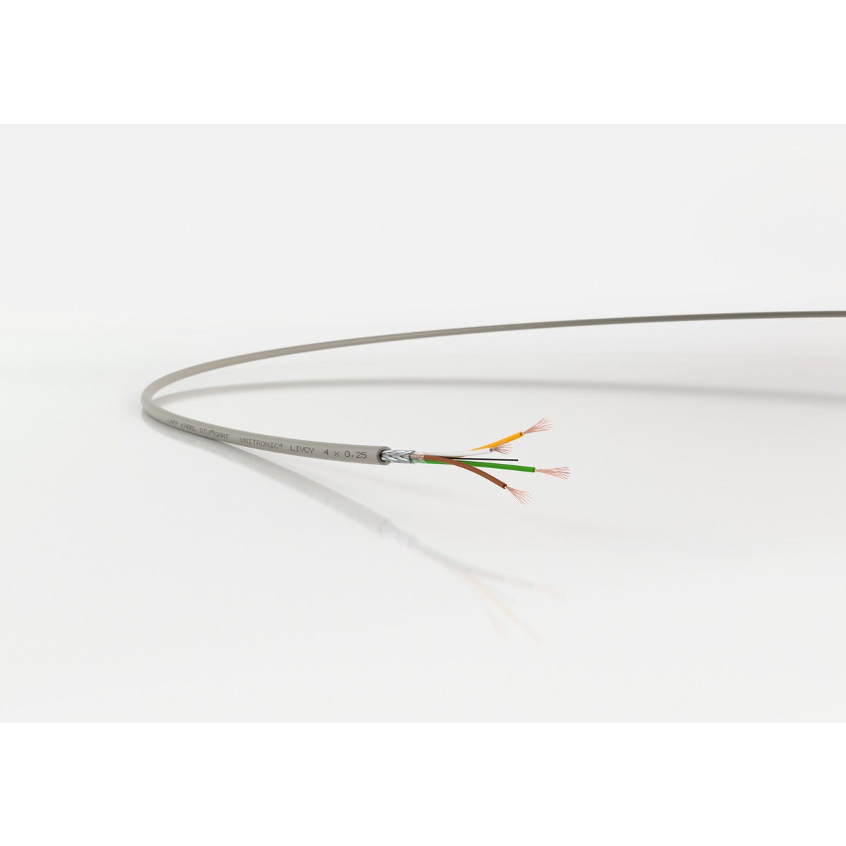 Lapp Unitronic Data Cable, 3 Cores 1.5 mm², 100 m, Unscreened Stranded, Grey Polyvinyl Chloride Sheath