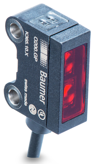 Baumer Background Suppression Photoelectric Sensor, Block Sensor, 20 mm → 120 mm Detection Range IO-LINK