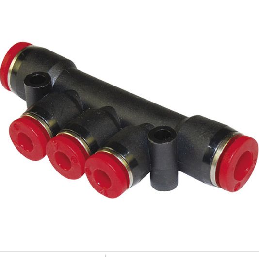 Norgren Pneufit C 3 Outlet Manifold Push In 8 mm Push In 10 mm