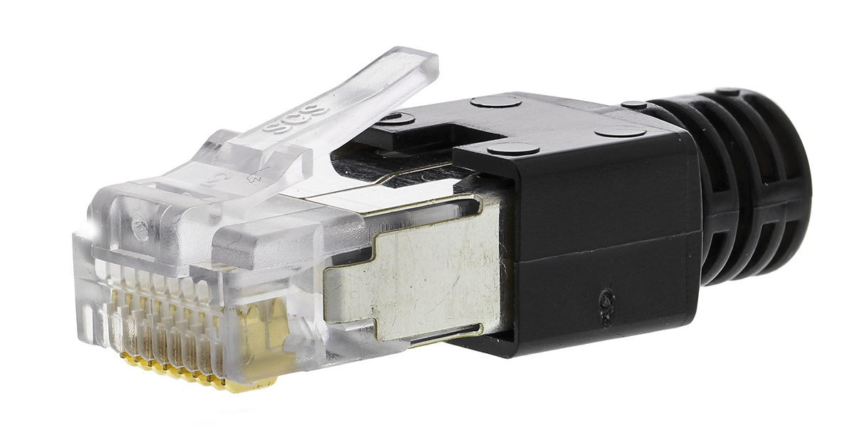 Bel-Stewart 940-SP Series Male RJ45 Connector, Cable Mount Straight 1 Port 8 -Way