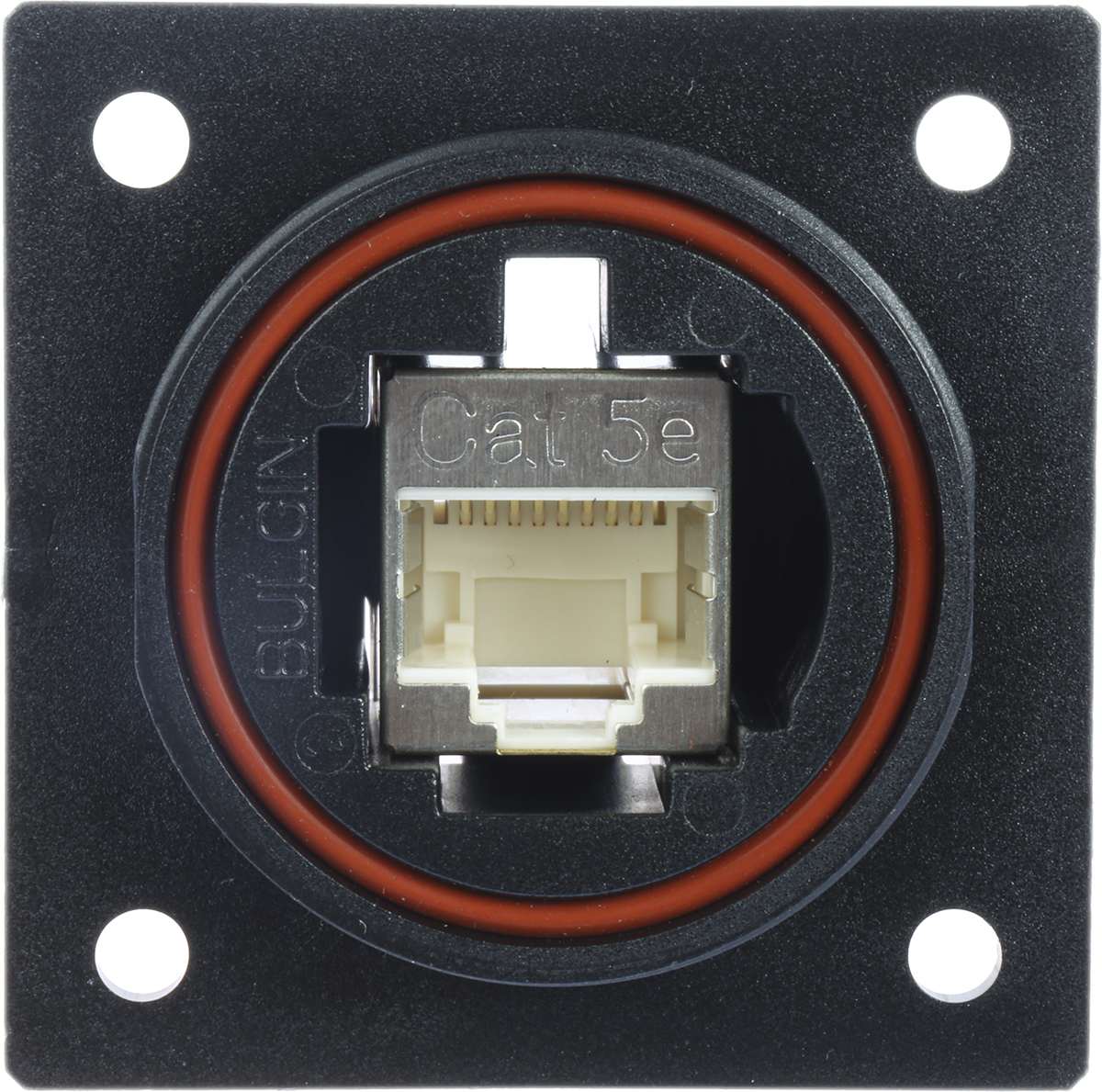 Bulgin Buccaneer Series Female RJ45 Connector, Flange Mount, Cat5e Straight 1 Port 8 -Way
