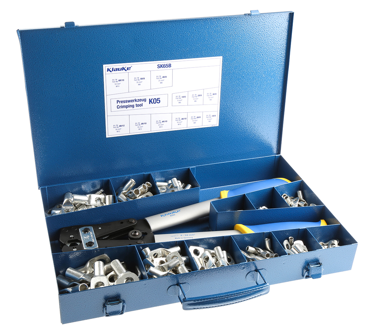 Klauke Bootlace Ferrule Tubular Ring Terminal Crimp terminal Kit