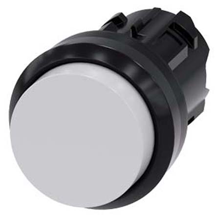 Siemens SIRIUS ACT Series White Momentary Push Button, 22mm Cutout, IP66, IP67, IP69K