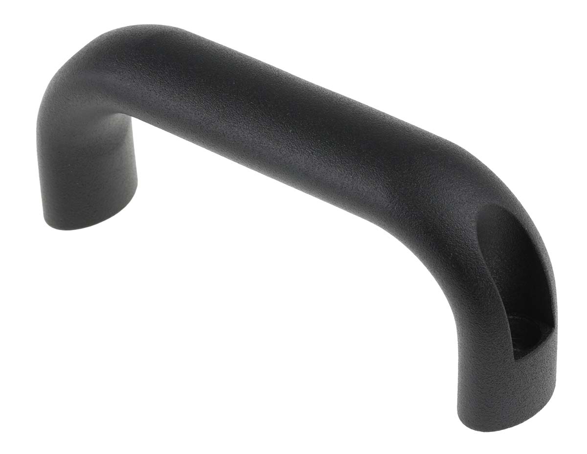 RS PRO Black Aluminium Handle 53 mm Height, 26mm Width, 130mm Length