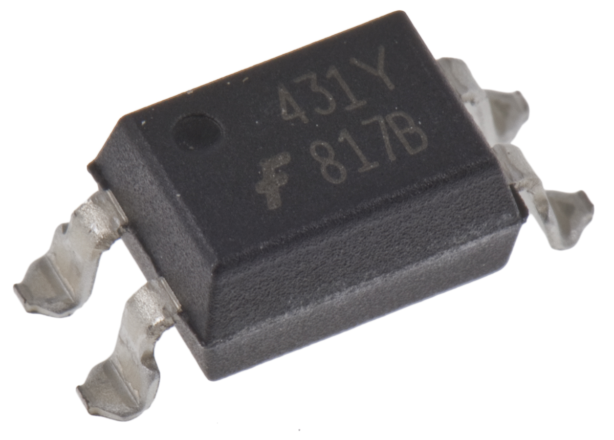 onsemi, FOD817BSD DC Input Transistor Output Optocoupler, Surface Mount, 4-Pin MDIP