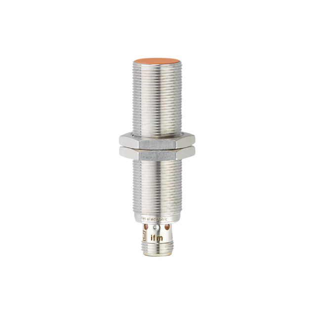 ifm electronic Inductive Threaded Barrel Proximity Sensor, M18, 5 mm Detection, PNP NO, 10 → 30 V dc
