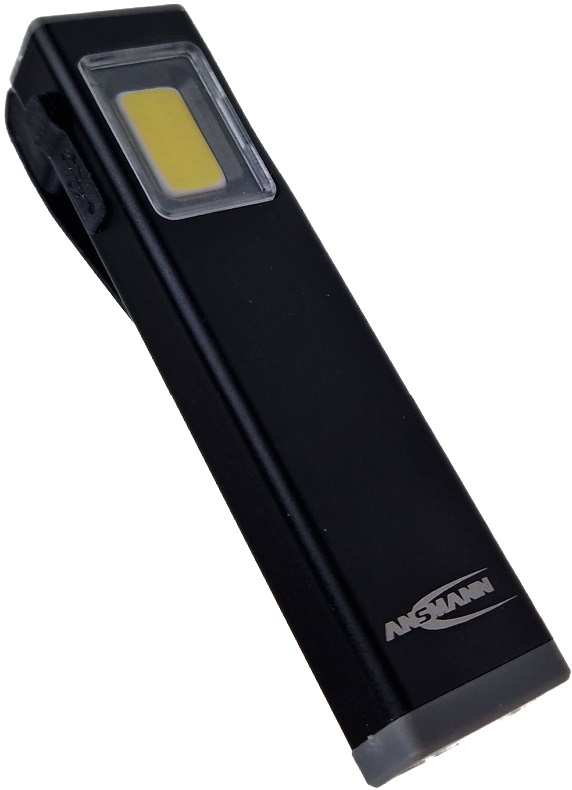 Ansmann Rechargeable COB LED Work Light, 500 lumens, USB-C Plug, 3.7 V, IPX3