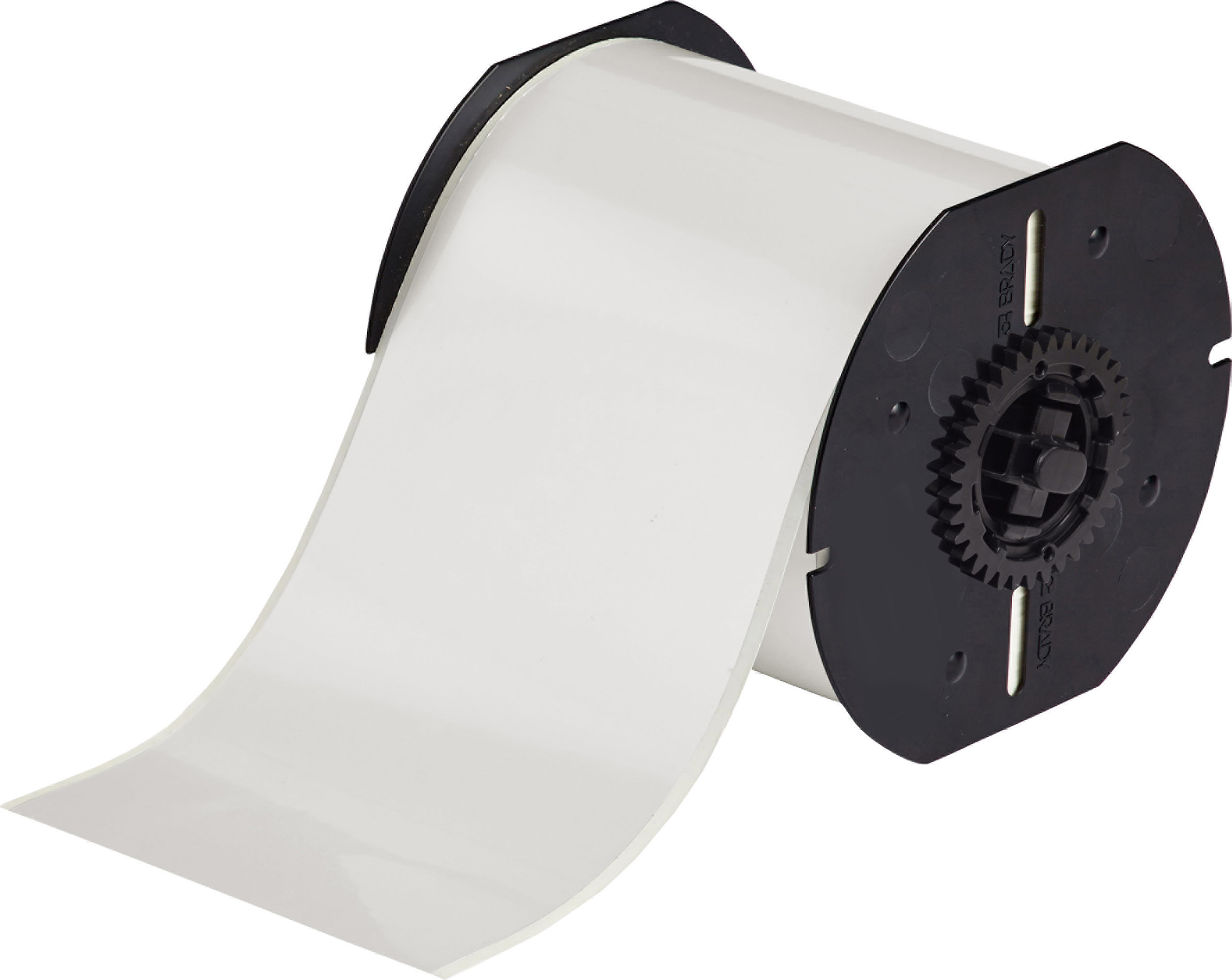 Brady B-595 Vinyl Clear Label Roll, 101.6mm Width, 1 Roll Qty