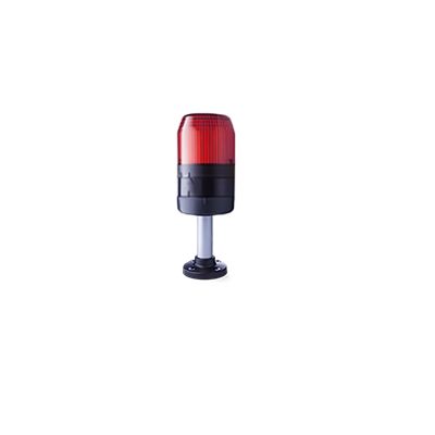 AUER Signal PC7 Series Red Signal Tower, 1 Lights, 24 V, Tube Mounted