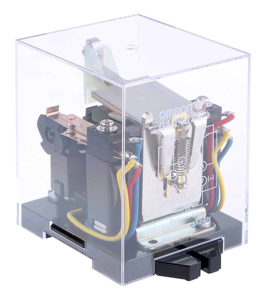 Omron Plug In Latching Power Relay, 110V ac Coil, 5A Switching Current, DPDT