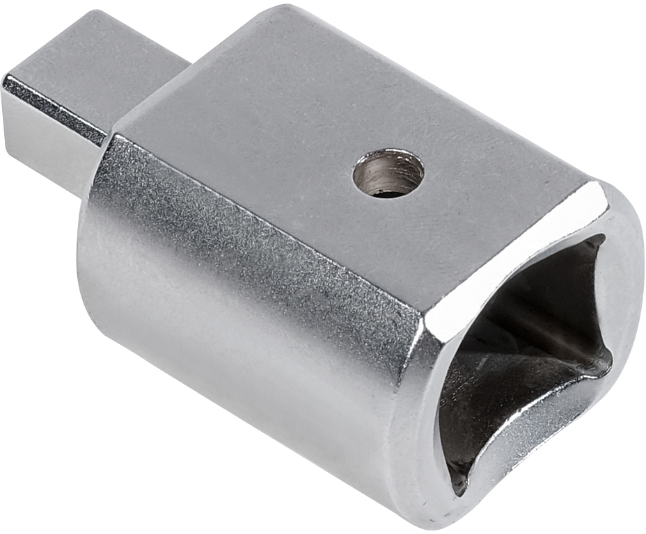 SAM DP Series Torque Adapter, 35.25 x 23 mm, 9 x 12 → 14 x 18mm Insert, Satin Finish