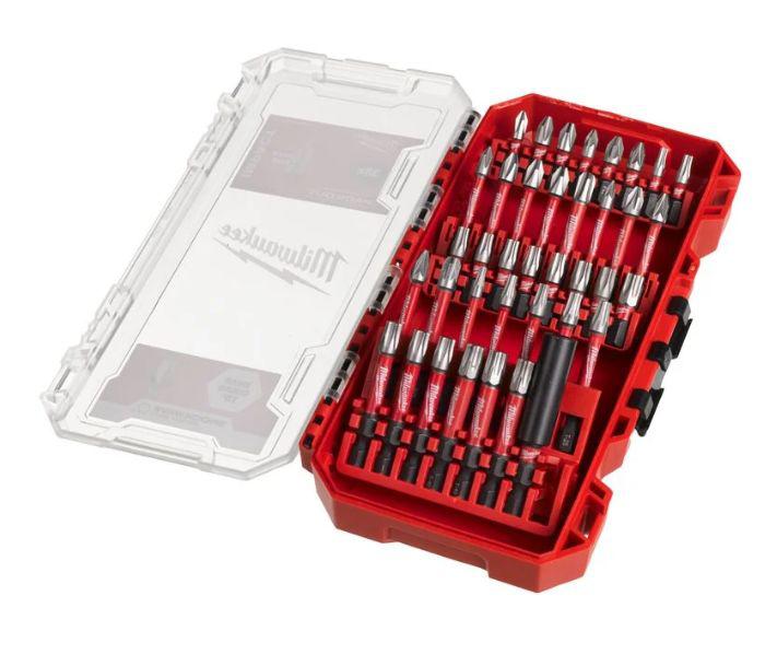 Milwaukee Impact Bit Set 38 Pieces, Hexagon