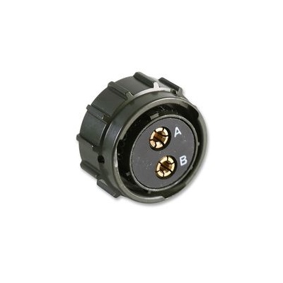 Amphenol Limited, 62GB 2 Way Cable MIL Spec Circular Connector Plug, Socket Contacts,Shell Size 18, Bayonet,