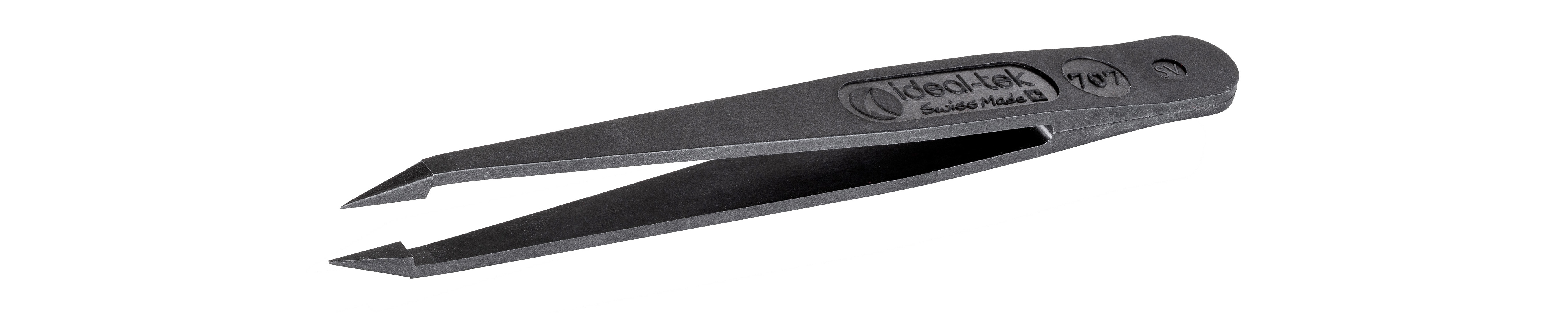 ideal-tek 115 mm, PVDF, ESD Tweezers