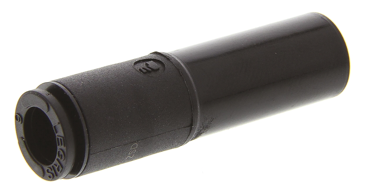 Legris LF3000 Series Straight Tube-to-Tube Adaptor, Push In 6 mm to Push In 10 mm, Tube-to-Tube Connection Style