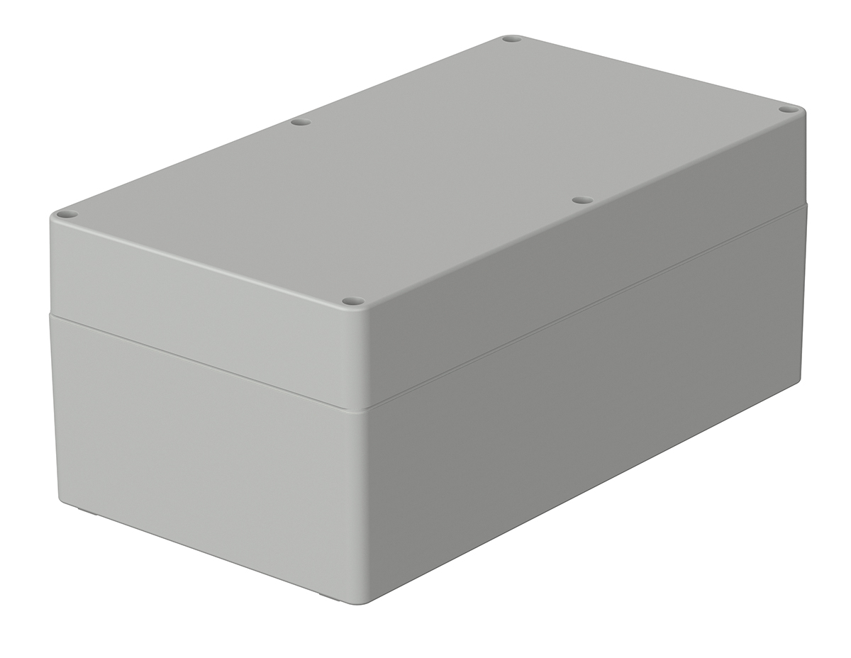 Bopla Euromas Series Light Grey ABS Enclosure, IP66, Light Grey Lid, 360 x 200 x 150mm
