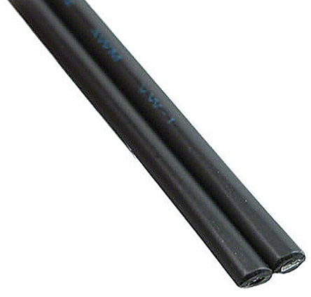 Broadcom Duplex Single Mode Fibre Optic Cable, 1.06mm, Black, 500m