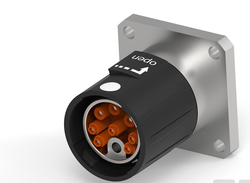 TE Connectivity Circular Connector, 9 Contacts, Panel, M15 Connector, Plug, Male, IP67, 915 Series