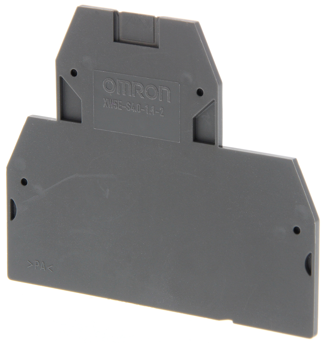 XW5E End Cover for use with XW5G-S4.0-1.1-2 Grounding Terminal Block, XW5T-S4.0-1.1-2 Feed Through Terminal Block,