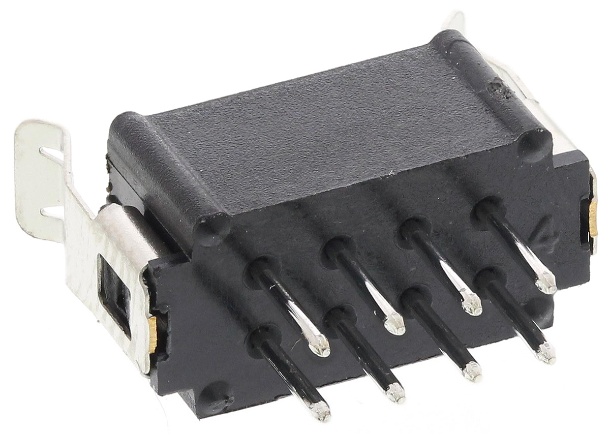HARWIN Datamate L-Tek Series Straight Through Hole PCB Header, 8 Contact(s), 2 mm Pitch, 2 Row, Shrouded