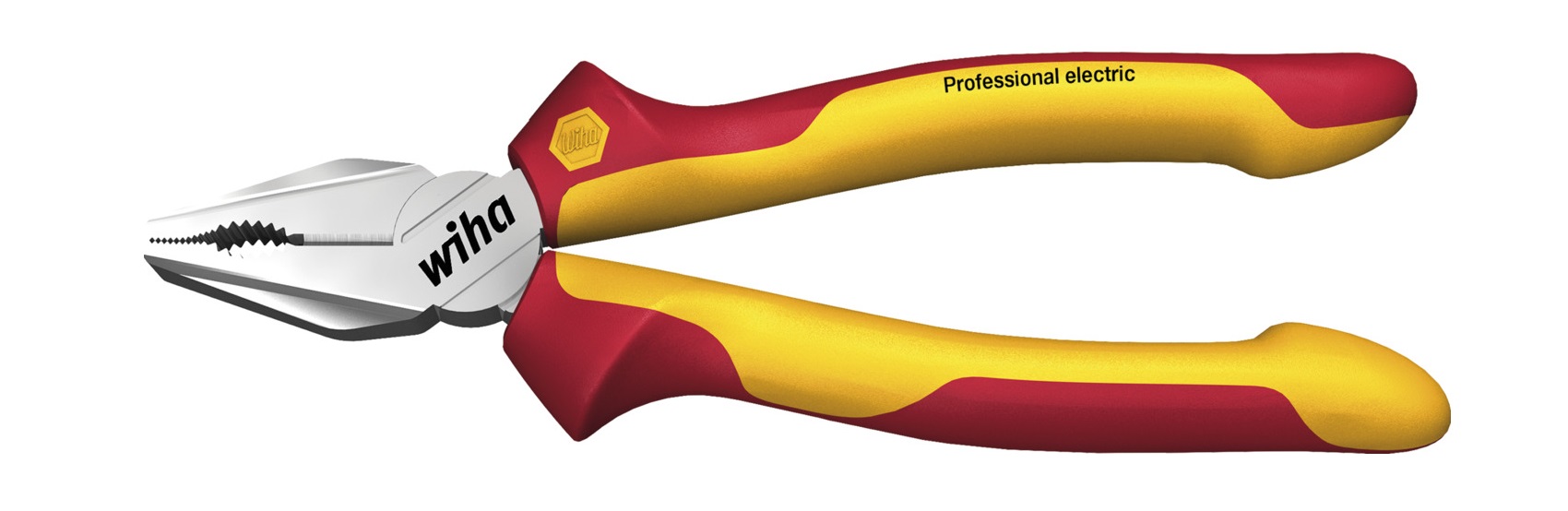 Wiha Z01018006SB Combination Pliers, 180 mm Overall, Straight Tip