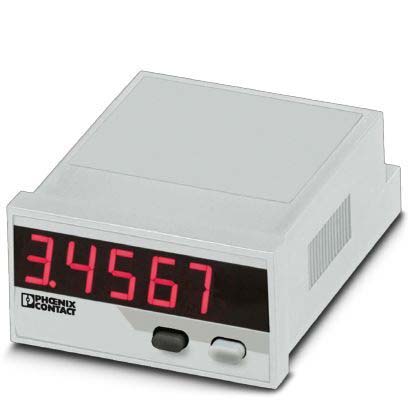 Phoenix Contact MCR-SL-D-U-I LED Digital Panel Multi-Function Meter for Signals, 24mm x 48mm