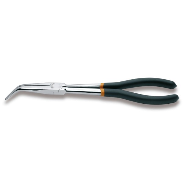 BETA Long Nose Pliers, 273 mm Overall, Bent Tip, 73mm Jaw
