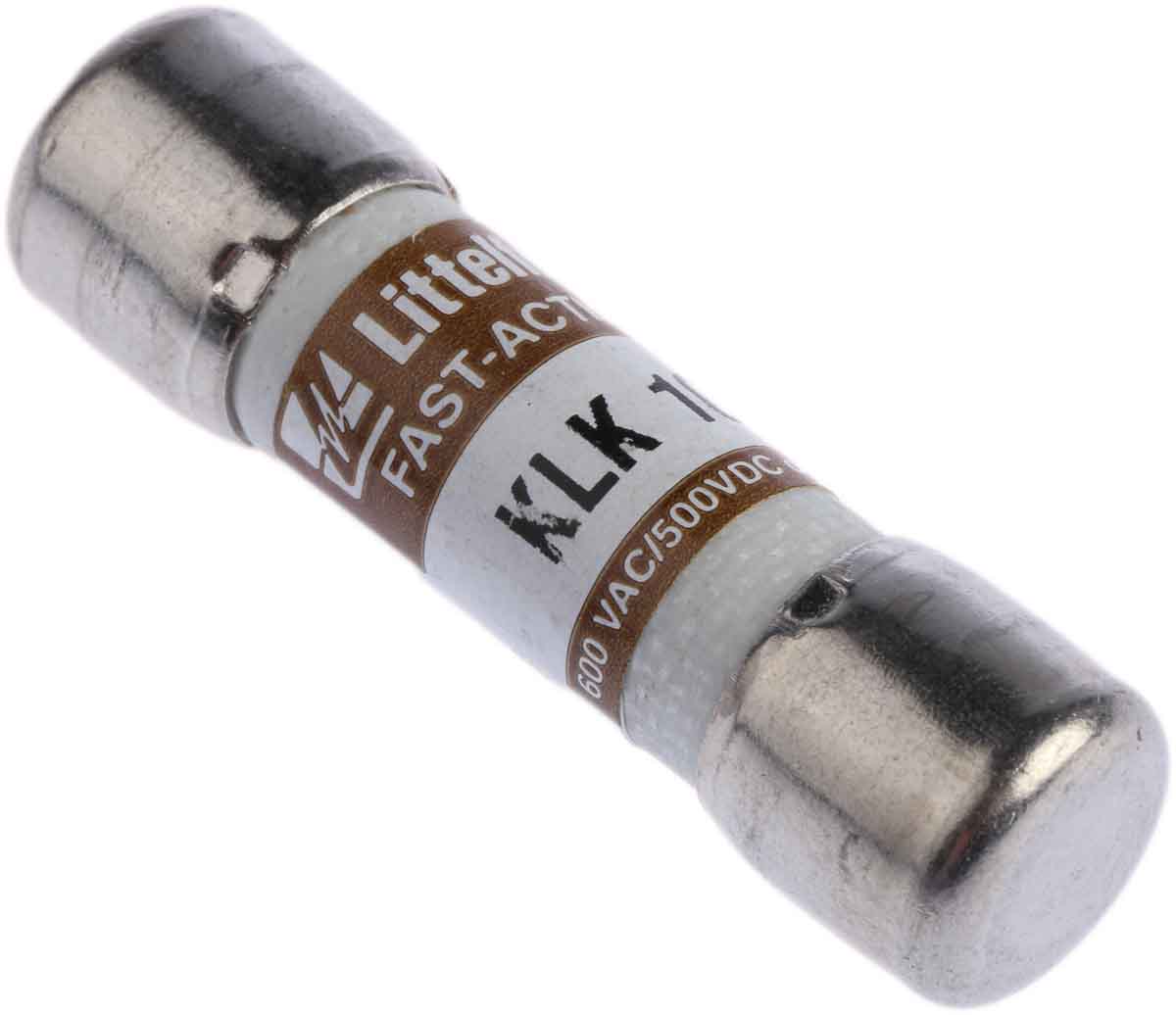 Littelfuse 10A F Melamine Cartridge Fuse, 10 x 38mm