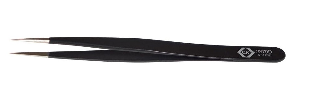 CK 120 mm, Stainless Steel, Fine, Very Sharp, ESD Tweezer