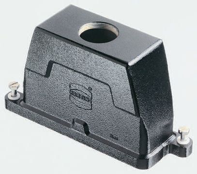 HARTING Han HPR Heavy Duty Power Connector Hood, Side Entry