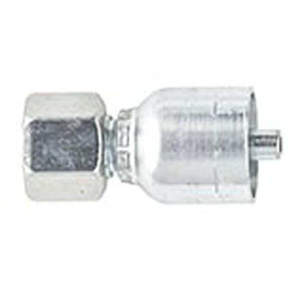 Parker Crimped Hose Fitting 3/8 in Hose to M18 Female, 1CA43-12-6
