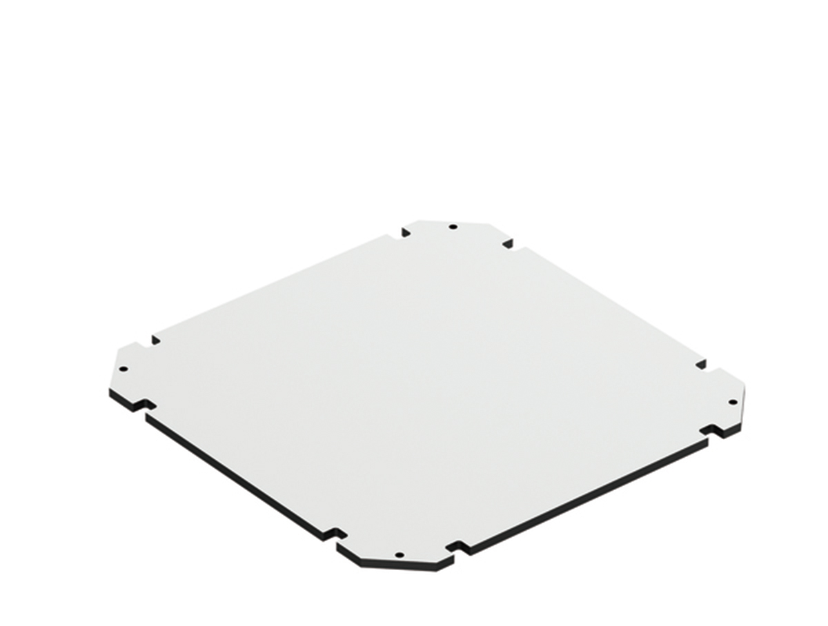 Spelsberg Mounting Plate, 5mm H, 250mm W, 250mm L for Use with GEOS-L 3030-18/-22 Empty Enclosure