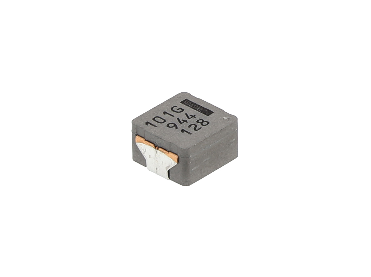 Panasonic, ETQP5M, 0850 Yes Wirewound Surface Mount Inductor with a Metal Composite Core, 100 μH Wirewound ±20 % 2.1 A