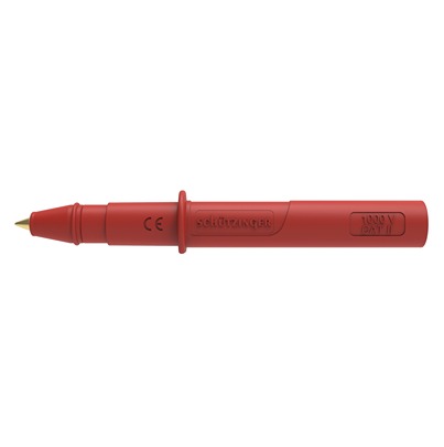 Schutzinger Point Test Probe, 3.8mm Tip, 1kV, 4mm Socket, 10A