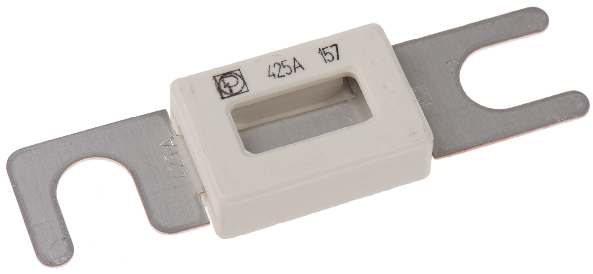Littelfuse 425A Grey, White Fuse Strips Car Fuse, 80V dc