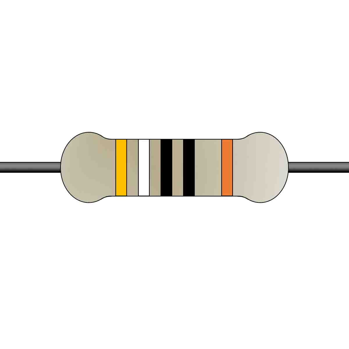 Yageo 390Ω Metal Film Fixed Resistor 0.5W ±1% MFR50SFTE52-390R