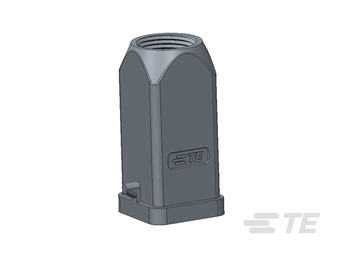 TE Connectivity HDC Heavy Duty Power Connector Hood, M20 Thread, Bottom Entry