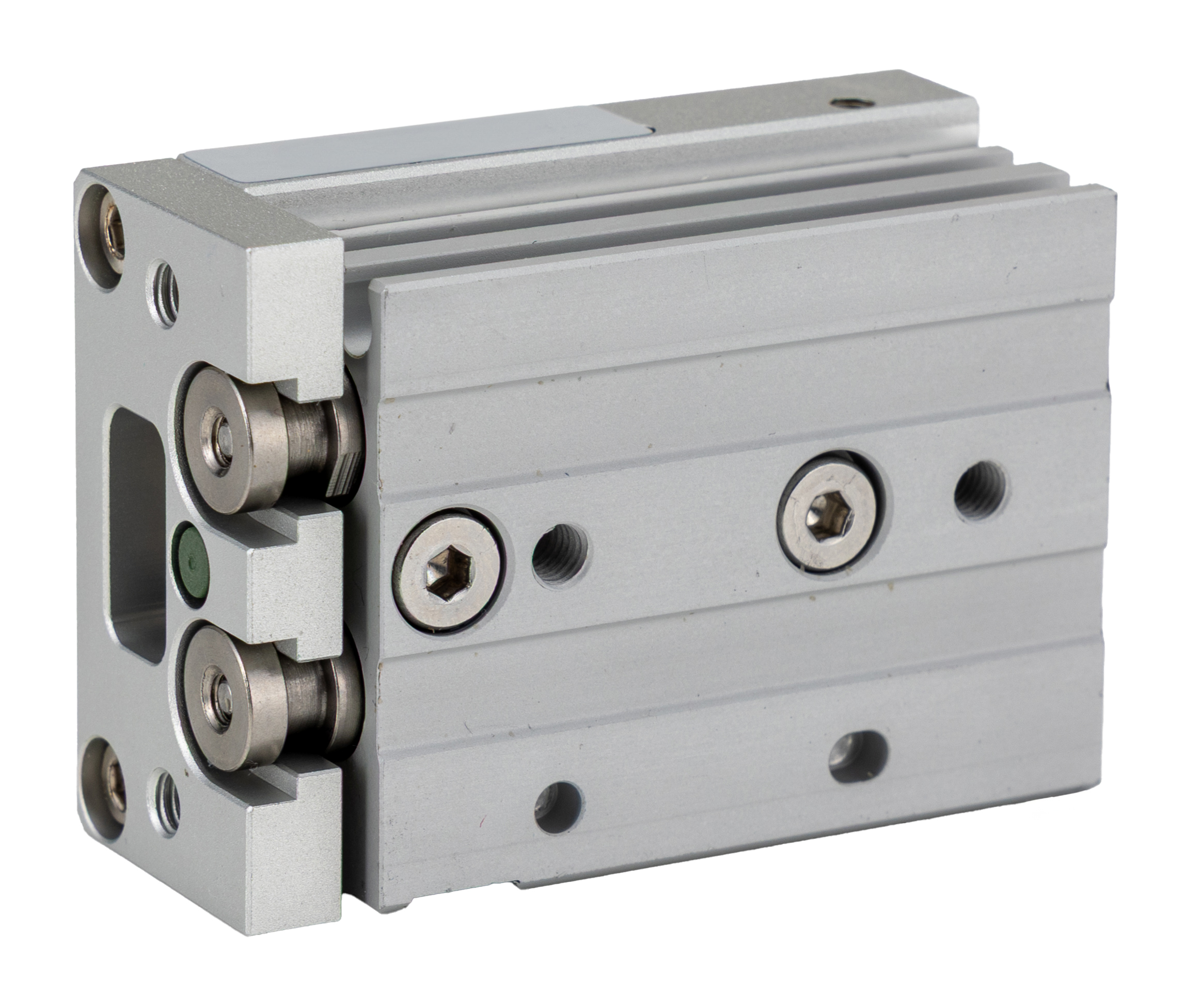 RS PRO Pneumatic Guided Cylinder - 8mm Bore, 10mm Stroke, Double Acting