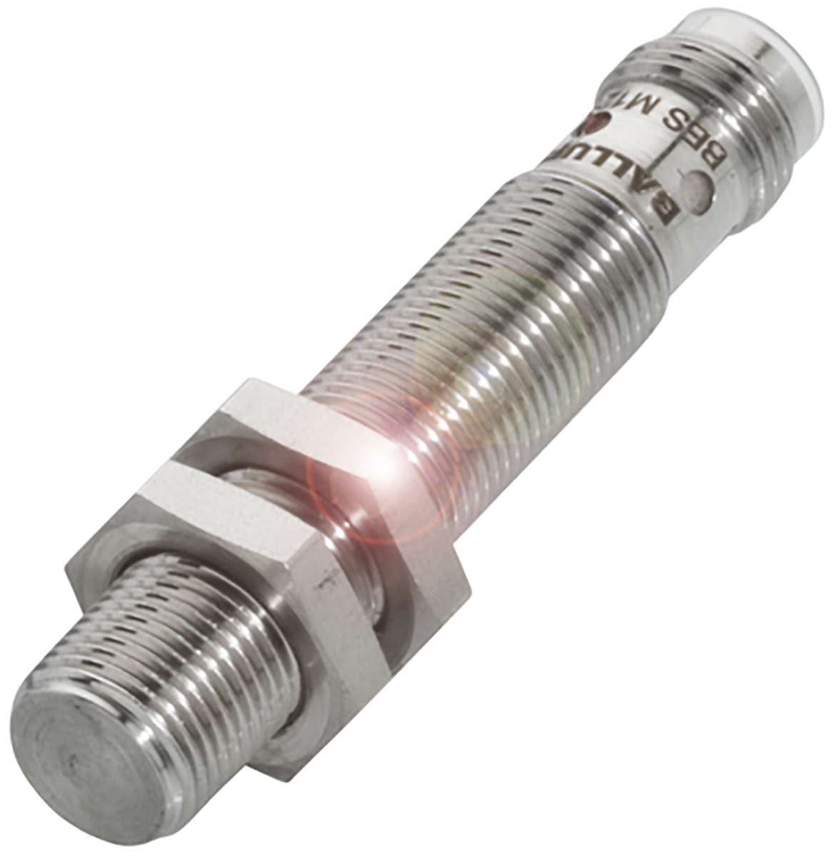 BALLUFF Inductive Threaded Barrel Proximity Sensor, M12, 4 mm Detection, PNP NO, 10 → 30 V dc