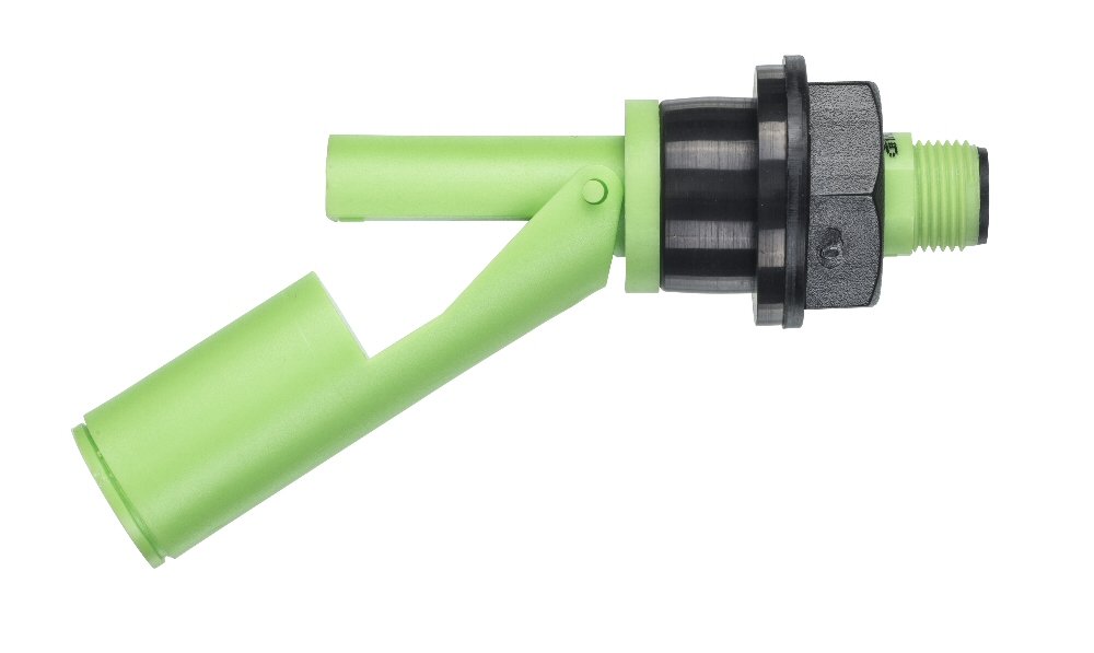 Sensata Cynergy3 RSF70 Series Horizontal Polyvinylidene Fluoride Float Switch, Float, NO/NC, 240V ac Max, 120V dc Max