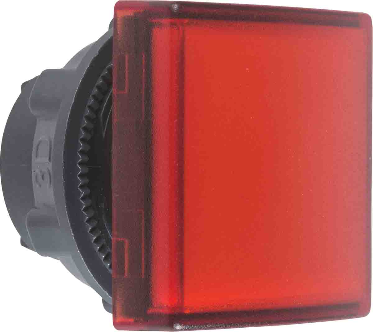 Schneider Electric Red Pilot Light Head, 22mm Cutout ZB5 Series