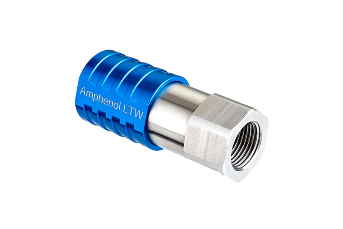 Amphenol Industrial Industrial Circular Connector, Panel, 3/8 in Connector, Socket, Female, SQD Series