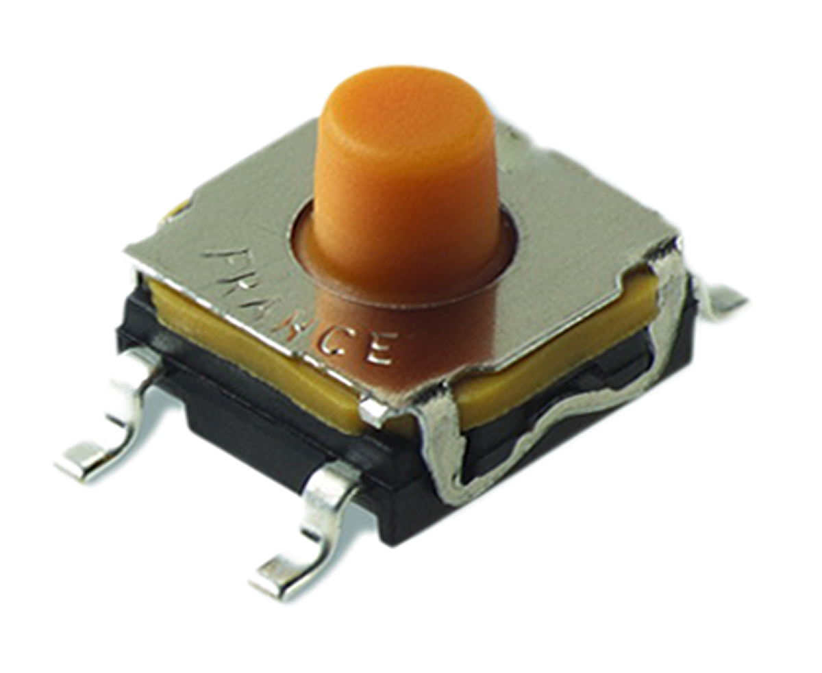 C & K IP67 Button Tactile Switch, SPST 50 mA 5.2mm Surface Mount
