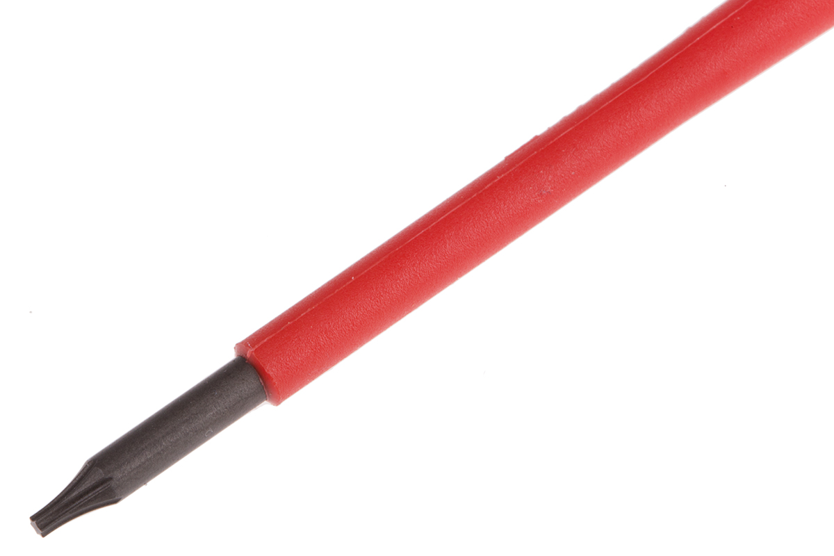 Wera Torx Insulated Screwdriver, T5 Tip, 80 mm Blade, VDE/1000V, 161 mm Overall