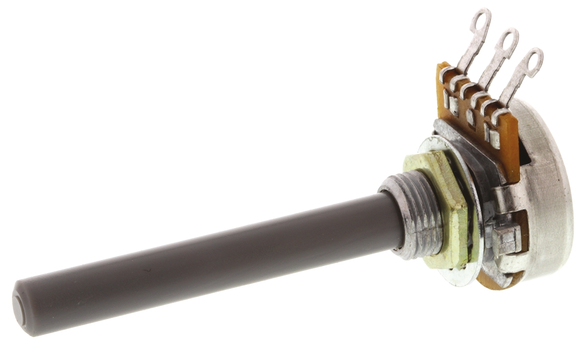 TE Connectivity 23 4.7kΩ Rotary Potentiometer 1-Gang Panel Mount, 1624139-2