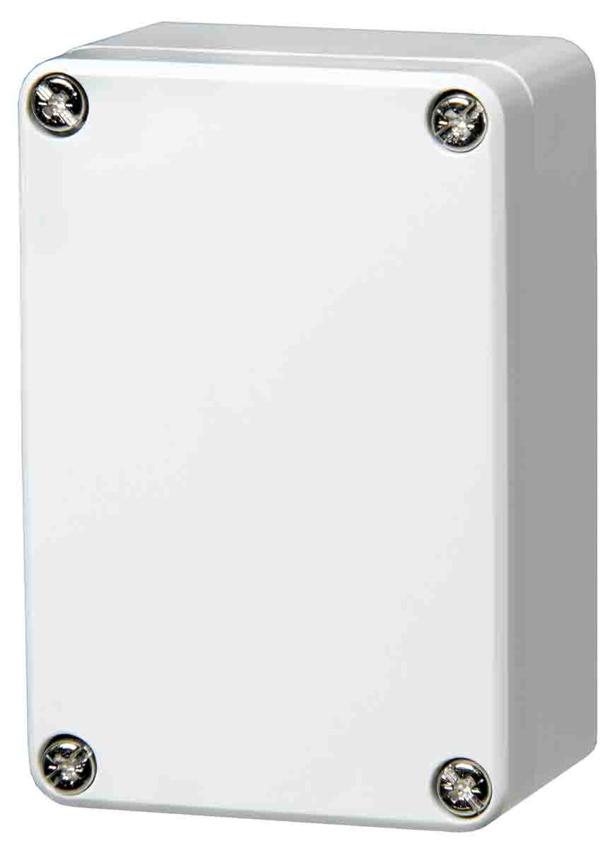 Fibox Grey Polycarbonate Enclosure, IP66, IP67, Grey Lid, 98 x 66 x 41mm