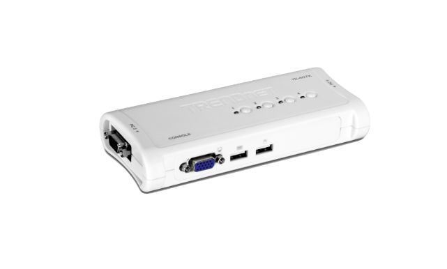 Trendnet 4 Port Quad Monitor USB DVI KVM Switch, 2048 x 1536 Maximum Resolution