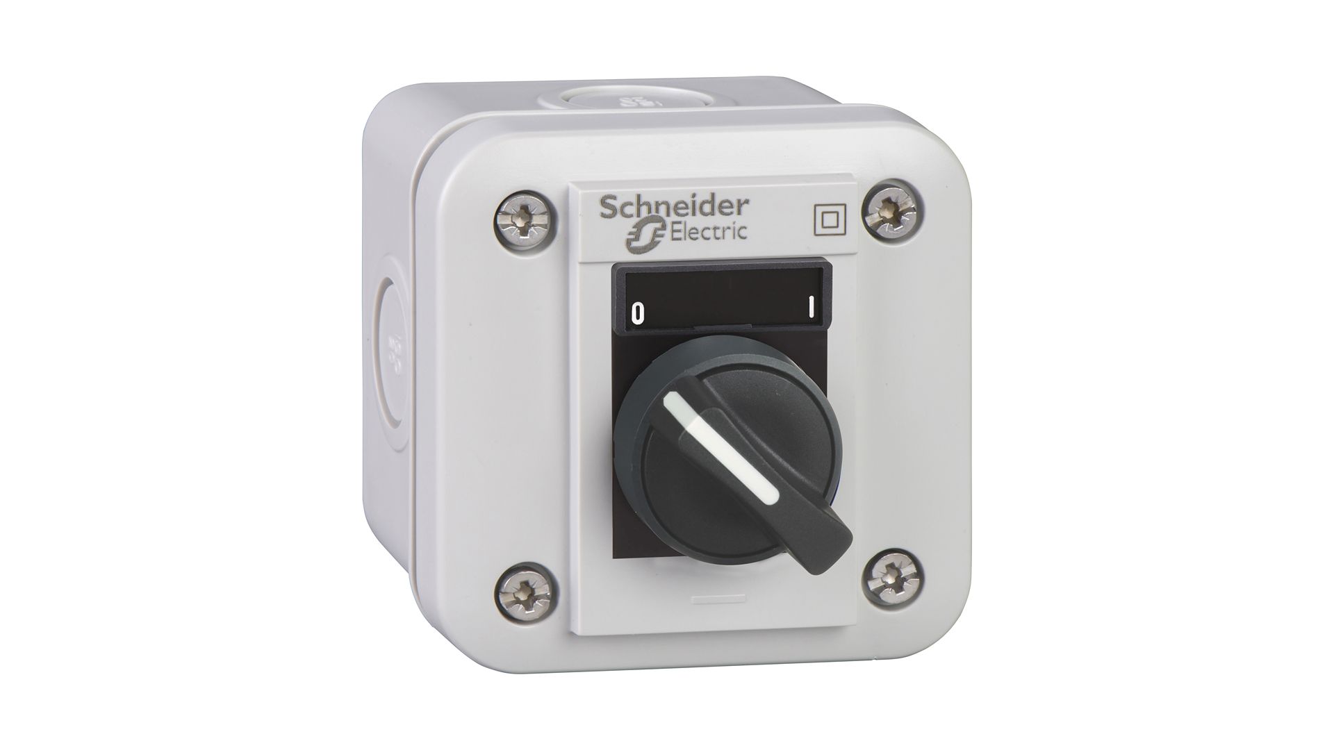 Schneider Electric Knob Selector Switch Complete - (1NO) 22mm Cutout Diameter, Illuminated 2 Positions